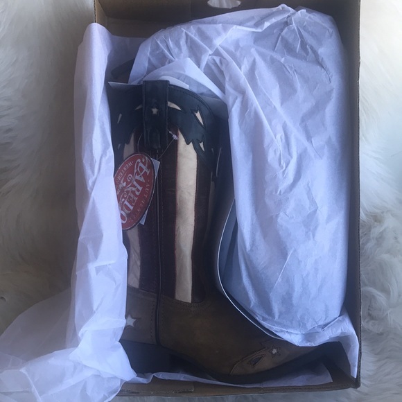 Laredo Western Keyes American Flag Cowboy Boots - Picture 5 of 8